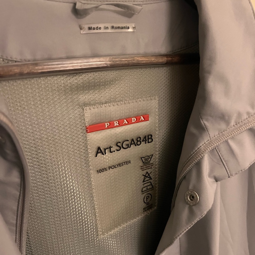 Prada Gray Lightweight Casual Jacket - Picture 2 of 7